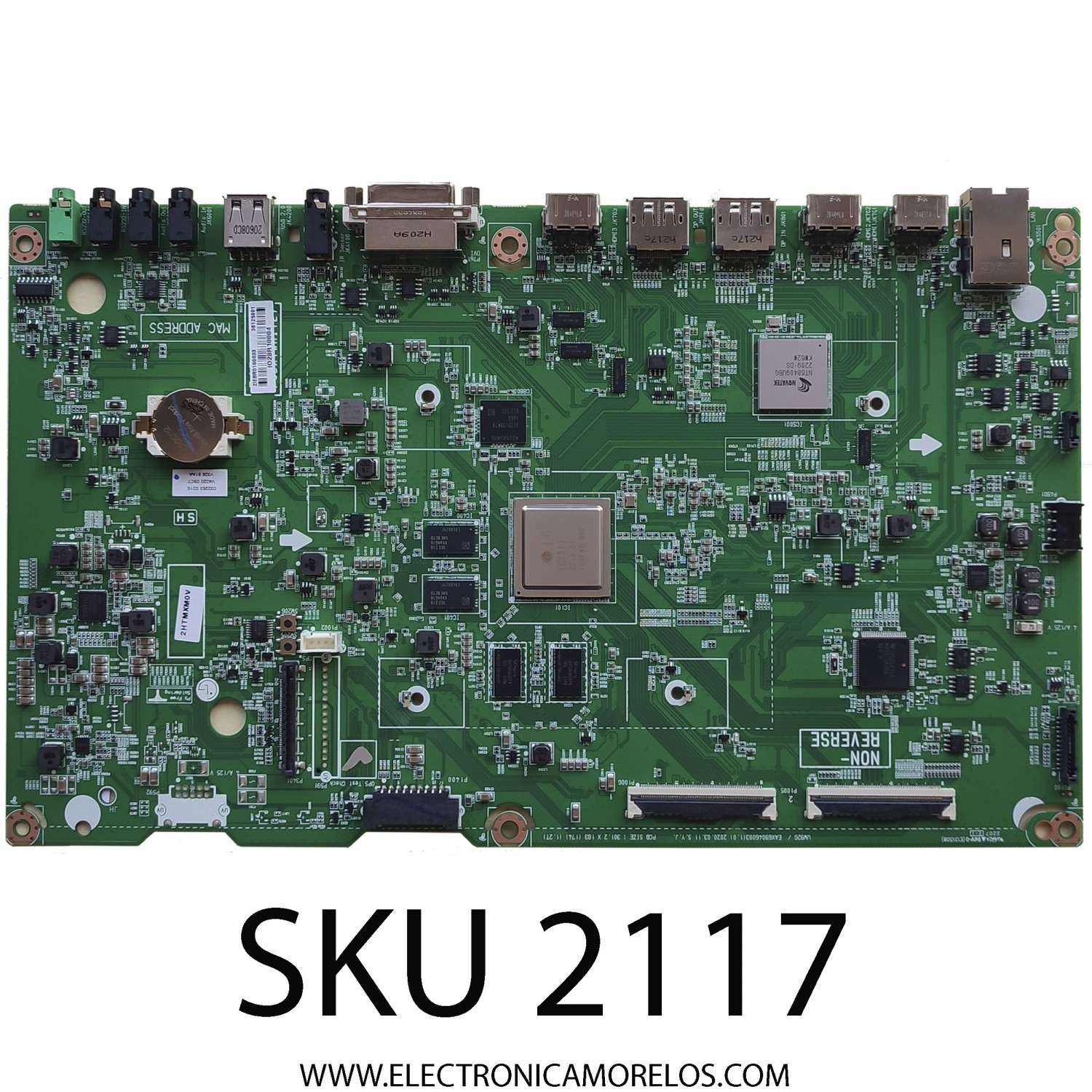 MAIN PARA TV LG / NUMERO DE PARTE EBR36125901 / EAX69046003(1.0) / MODELO 43UH5F-HJ	